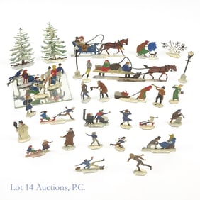 1920s/30s Hans Heinrichsen Painted Lead Figures
