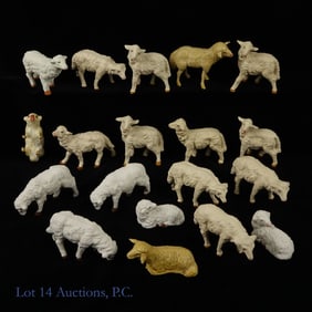 Sheep Figurine Collection (21) (Japan, Italy)