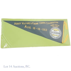 1913 Admiral Perry Victory Centennial Pennant