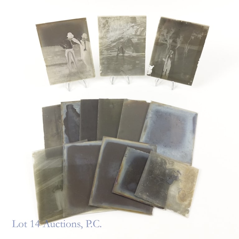 Glass Lantern Slides (11): Glass Lantern Slides (11). Collection of glass lantern slides showcasing slices of life when horse drawn carriages were being replaced by the motor car. See photos for more details on condition and co