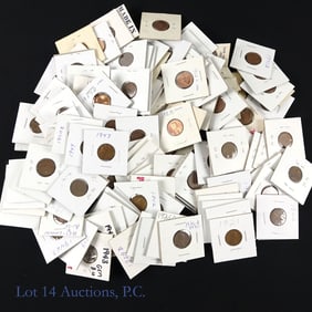 Various USA Lincoln Wheat & Memorial Cents (125+)