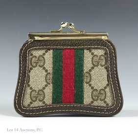 1980s Gucci Sherry Line Coin Purse
