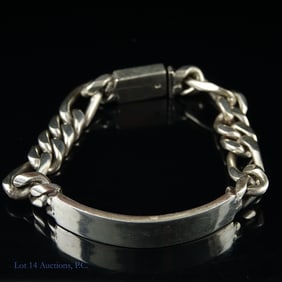 Unengraved Sterling ID Bracelet (80g)