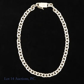 Sterling Silver Chain Necklace (166g)