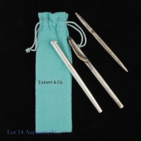 Sterling Silver 3 Tiffany & Co Pens