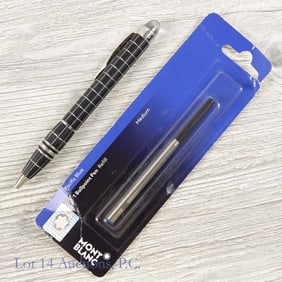 Montblanc Checkered Rollerball Pen