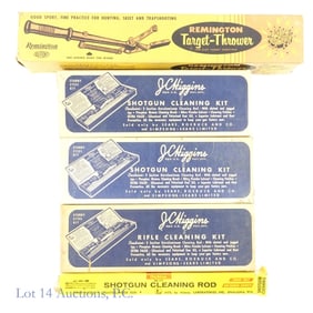 Rifle/Shotgun Cleaning Kit (4) and Target Thrower