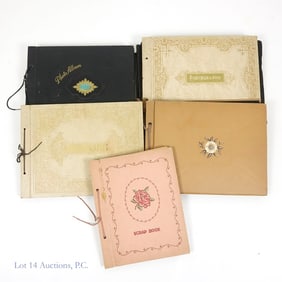 WWII Family Photo Albums, Polish Soldier Scrapbook