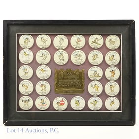 1988 Olympics Pinback Buttons (26 - Framed)
