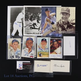 Autographed Baseball Cards & Photos