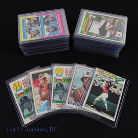 1970's Topps Baseball Hall Of Fame Cards (60)