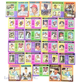 1975 Topps Baseball Cards Stars & HOF'er (27)