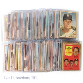 1962 Assorted Topps Baseball Cards (54)