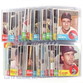 1963 Topps Baseball Cards (37)