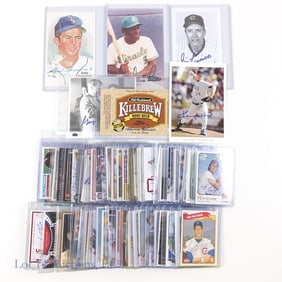 62 Signed Baseball Cards