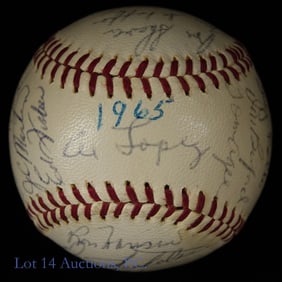 1965 Chicago White Sox Signed Baseball (30 sigs)