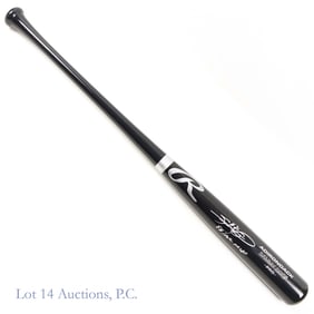 Sammy Sosa Signed Baseball Bat (JSA Wit Cert)