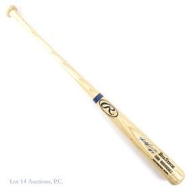 Ivan Rodriguez Signed Baseball Bat