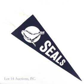 1940s / 1950s San Francisco Seals PCL Felt Pennant