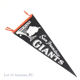 1950s San Francisco Giants Felt Pennant