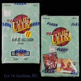 1992-93 Fleer Ultra Basketball Cards Sealed Boxes