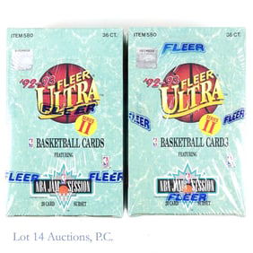 1992-93 Fleer Ultra Ser II Basketball Card Box - 2