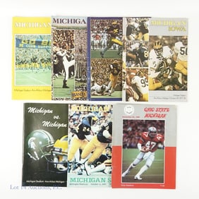 Un. of Michigan Football Programs (7) - OSU & MSU