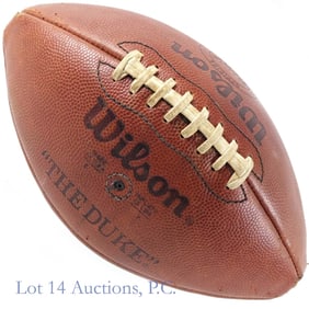 Football Signed By 4 Chicago Bears HOF Members