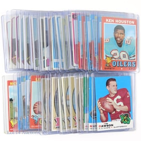40 Topps Football Cards 1969 Through 1976