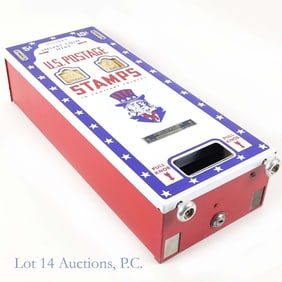 Victory Coin Op Postage Stamp Machine, 5 c. 10 c.