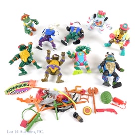 TMNT Action Figure Collection (9), Accessories