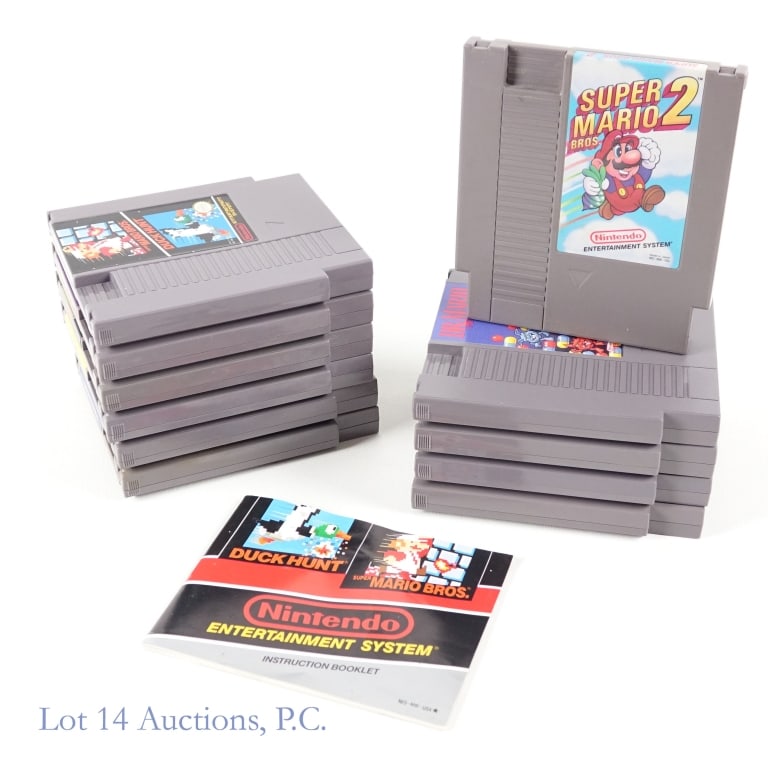Nintendo Entertainment System Games (11): 11Nintendo Entertainment System Games. Includes: Super Mario Bros, Super Mario Bros 2, Super Mario Bros 3, Super Mario Bros: Duck Hunt, Dr. Mario, Kid Niki: Radical Ninja, Ghostbusters II, Jaws, Ninja