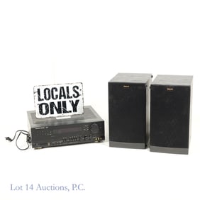 Klipsch Speakers & Harman Kardon Stereo Receiver