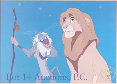 Disney Lion King Cels, Simba & Nala (2)