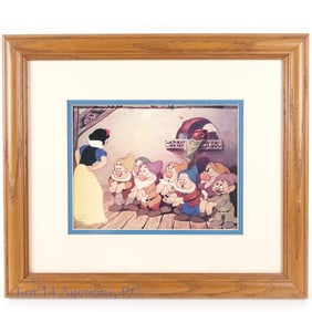 1994 Snow White Framed Commemorative Lithograph