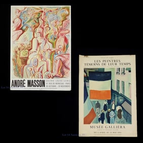 Raoul Dufy, Musee Galliera 1954 Lithograph