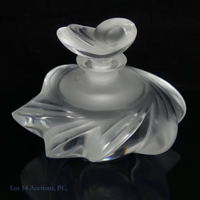 Lalique Samoa Crystal Perfume Bottle
