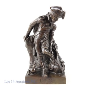 Joseph Desbrosses 19th c. French Bronze Statue