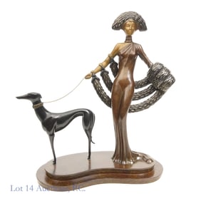 Erte's Elegance - Bronze Statue