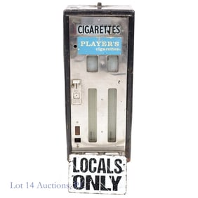 Player's Cigarette Vending Machine, LOCAL ONLY
