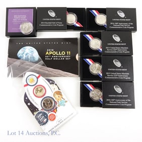 2014 - 2022 U.S. Mint Comm. 50c & $1 Sets - OGP -8