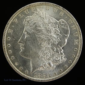 1883-O USA 90%-Silver Morgan Dollar - CH BU