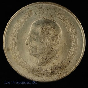 1952-Mo Mexico 72%-Silver Cinco Pesos (CH BU)
