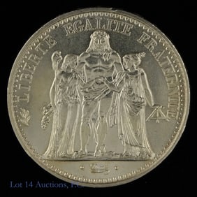 1965 France 90%-Silver 10 Francs ASW 0.72 Ozt. -BU