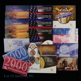 Various U.S. Mint Coin & Exonumia Sets (20)