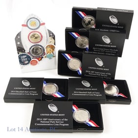 2014 - 2010 USA Comm. 50c & $1 Sets OGP (7)