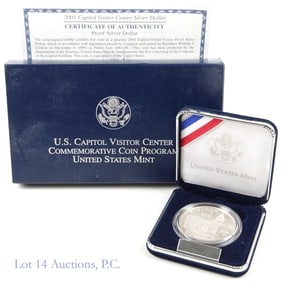 2001-P USA Silv. Prf US Capitol Visitors Center $1