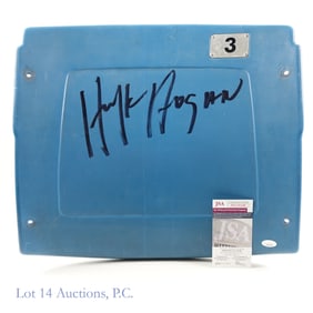 Hulk Hogan Signed Silverdome Seatback (JSA)
