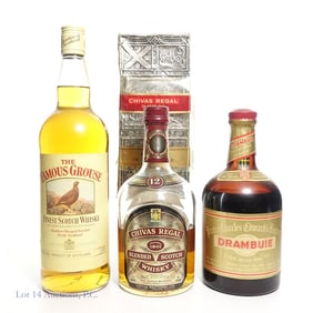 Drambuie, Chivas, Grouse Whiskey (3)