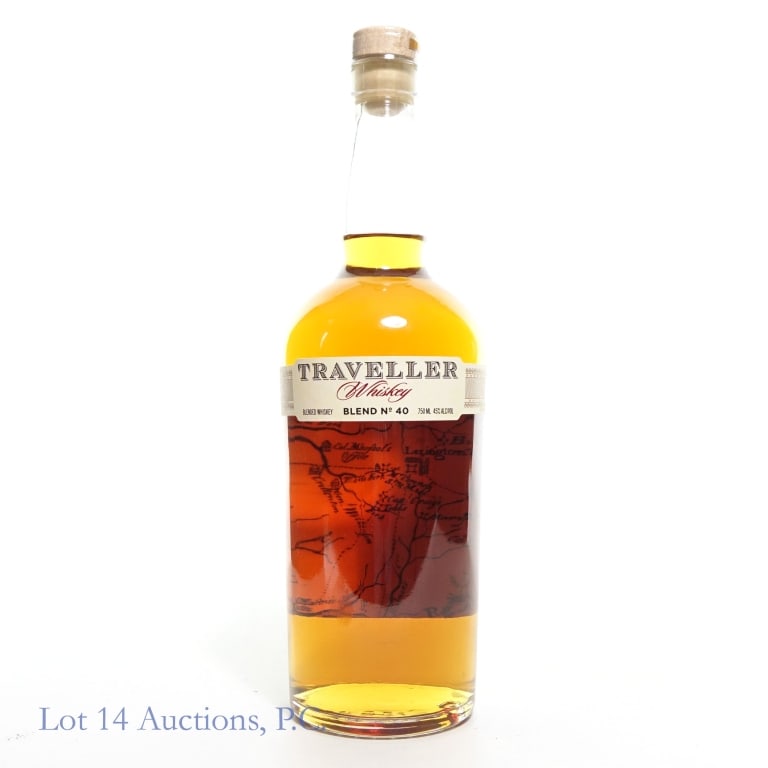 Traveller Blend No. 40 Whiskey (2023): 2023 Traveller Blend No. 40 Whiskey, 90 Proof, 750 ml.